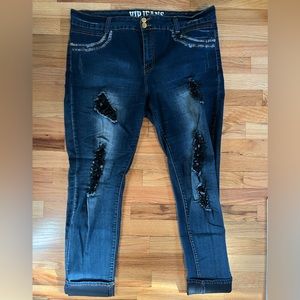 Women’s Size 18 VIP Jeans - Skinny Distressed